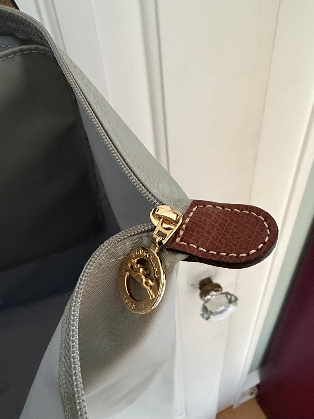 NWOT Longchamp • Le Pliage Large Tote in Pebble - Picture 8 of 9